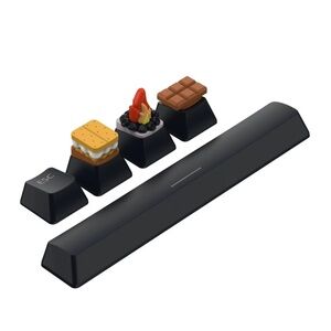 Black Custom Keycap Set for Keyboards
